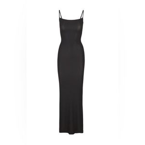 Skims Long Slip Dress - Onyx (Black) - XL - NWT